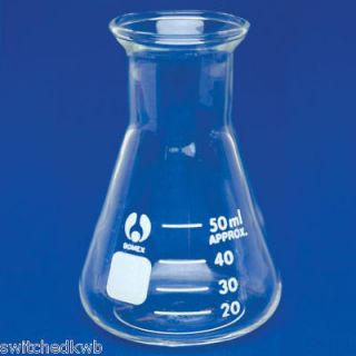 GRADUATED BOMEX NARROW NECK CONICAL FLASK   500ML