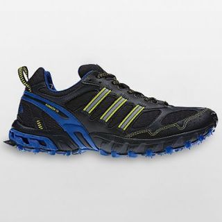   Mens Kanadia Trail Running Shoes Athletic Sneakers Black/blue/lime 12