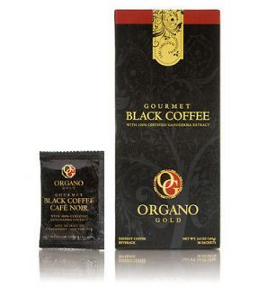 Factory sealed box OrganoGold blk coffee/w Ganoderma 30sachets Great 