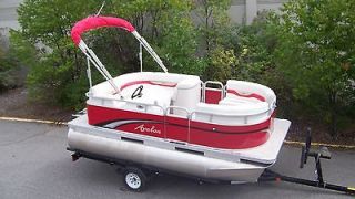 NEW 14 FT TAHOE/AVALON PONTOON BOAT WITH MOTOR AND TRAILER