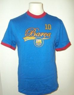 Nike Barcelona Ronaldinho Kids T Shirt And Bag Set UK XS, S , M