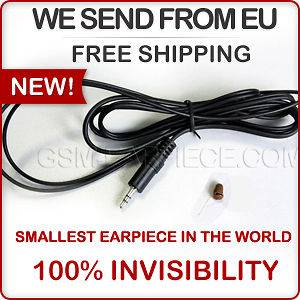 Nano Invisible/Micr​o/Spy GSM Earpiece/Earph​one For Covert Music 