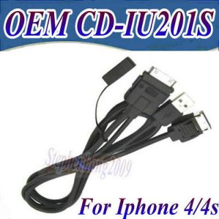 OEM CD IU201S PIONEER AVH P8450BT P8480BT USB Adapter Cable For iPhone 