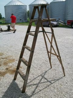   Wooden 6 Step Ladders for Decorating   Wood Surface or Painted Ladders