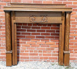 antique wood fireplace mantel in Fireplaces & Mantels