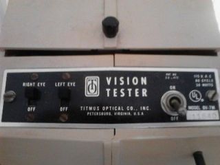 Optical Vision Tester