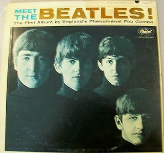   THE BEATLES LP RECORD ORIGINAL 1964 FIRST BEATLES ALBUM T 2047 MONO