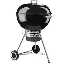 Weber One Touch 22.5 Gold Charcoal Grill   751001   Black