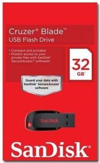 Newly listed Sandisk Cruzer Blade Flash Drive Z50 32GB USB 2.0 SDCZ50 
