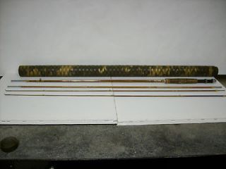 VINTAGE BAMBOO MONTAGUE RAPIDON FLY FISHING ROD