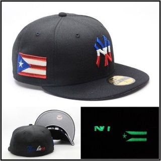 New Era New York Yankees Custom Fitted Hat W/ Puerto Rico Flag Jorge 