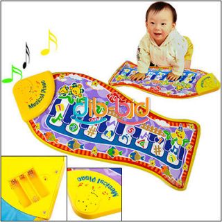   Kid Child Piano Music Fish Animal Mat Touch Kick Play Fun Toy Gift New
