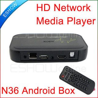   Streaming 1080P HD TV Media Player Android WiFi N36 HDMI MKV sw