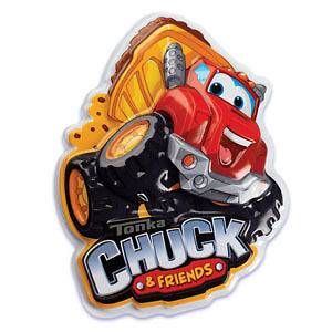 Chuck Truck Tonka Construction Cake Topper