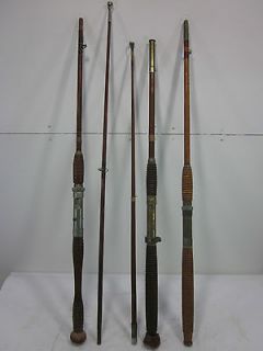 Vintage Wooden Fishing Rods Montague? Sport King