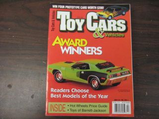   Vehicles Magazine April 2000 Hot Wheels Price Guide/Barrett Jackson