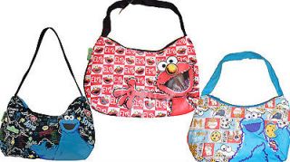   Sesame Street HOBO Hand Bag Purse Choice of ELMO or COOKIE MONSTER NWT