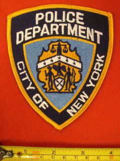 New York NYPD patch iron on city of police department cops brand new 3 