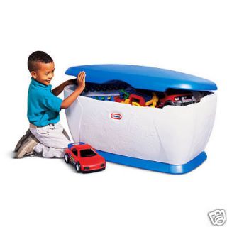   Kids Boys Giant Big Toy Box Storage Chest Blue Large Oversized NEW