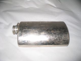 Vintage Germany Made Flask Hamered ? hip flask