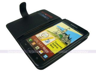   Leather Case Cover for Samsung Galaxy Note with Inner Card Slot Wallet