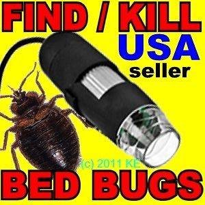 Killer Bed Bug Detector Camera Protection Prevention How To Find/Kill 