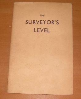 The Surveyors Level   Cooke Troughton & Simms Ltd