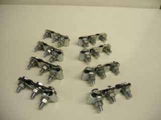   CLIPS Front Carrier Mirror Rod+Spotlight Fitting Brackets X 8