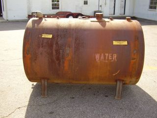 500 GAL. ALL STEEL TANK IT HAS BEEN USED FOR WATER STORAGE TANK