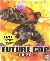 Future Cop LAPD PC MAC CD fly futuristic high tech hovercraft gangs 