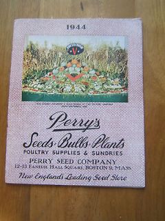 Perrys Seeds, Bulbs, Plants, Poultry Supplies & Sundries SC (1944)