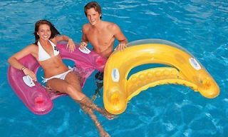 Intex Sit N Float Inflatable Fun Chair Lounge Tubes Pool