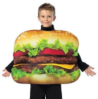 Kids Funny Cheeseburger Fast Food Burger Halloween Costume