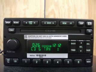 Ford factory AM/FM 6 disc CD player radio stereo 99 00 01 02 03 3L8T 