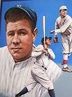BABE RUTH ORIGINAL PAINTING   SIGNED BY ARTIST DOUG WES