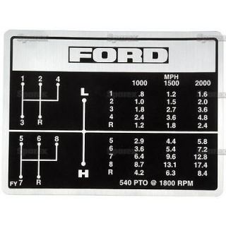 ford 3000 tractor decals in Tractor Parts
