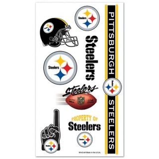 Pittsburgh Steelers Sheet of Temporary Tattoos Officially Licensed NFL 