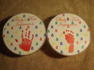 Sweet baby keepsake handprint & footprint kits   new   both kits 