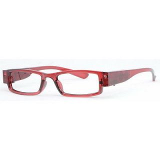 LED Illuminating Lighted Reading Glasses +1.00 Battery Operated Brown