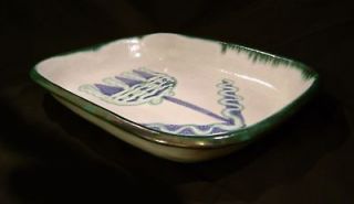 Mid Century Pottery Tray Vallauris, France   R. Picault