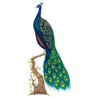 Tatouage Peacock on Tree Branch (42)  Low Shipping