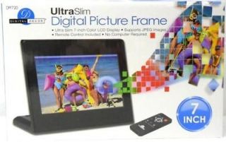 Digital Decor Ultra Slim 7 Color LCD Digital Picture Frame Model 