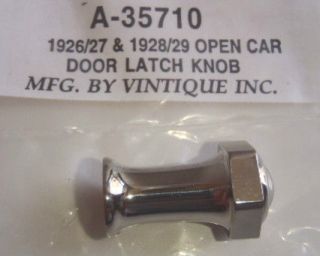 Ford Model T and A Stainless Door Latch Knob 1926 1929
