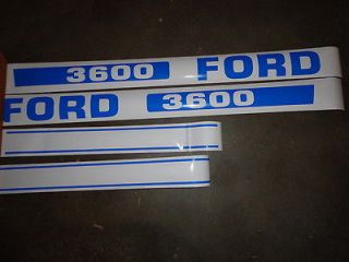Ford Tractor 3600 Hood Decal