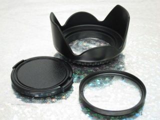   58mm Lens Hood + Lens Cap + UV Filter For FujiFilm Finepix S9500 S9600