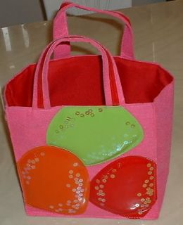 BATH & BODY WORKS PINK FELT PARTY GIFT BAG QUILTED PVC BALLOONS 