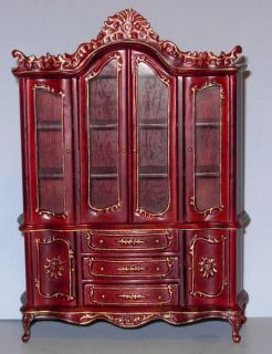 HANSSON CHINA CABINET MINIATURE DOLL HOUSE FURNITURE