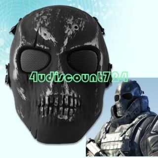 ARMY AIRSOFT WAR GAMES PROTECT FULL FACE TACTICAL MILITARY DEATH SKULL 