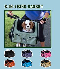   in 1 Bike Basket Carrier PG1400 PG1450 dog cat car seat travel rabbit