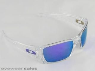 Oakley Sunglasses FUEL CELL Polished Clear, Violet Iridium OO9096 04 